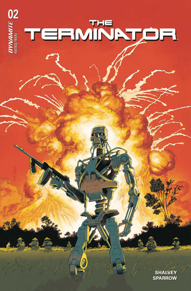 Terminator #2 Cover E Shalvey Foil | Dragon's Lair Comics and Fantasy Houston TX