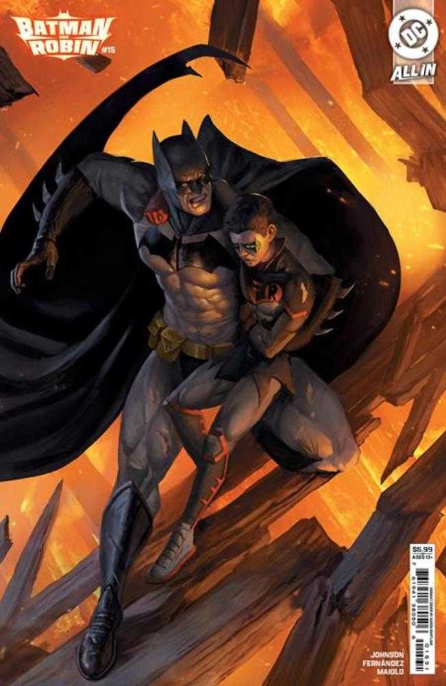 Batman And Robin #15 Cover C Aaron Bartling Card Stock Variant | Dragon's Lair Comics and Fantasy Houston TX