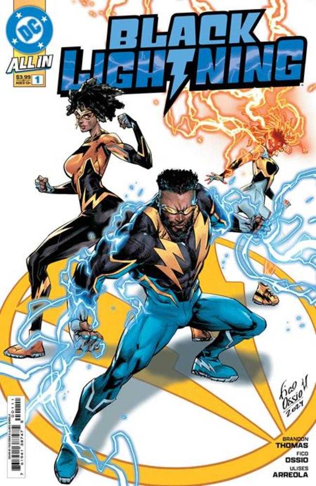 Black Lightning #1 Cover A Fico Ossio | Dragon's Lair Comics and Fantasy Houston TX