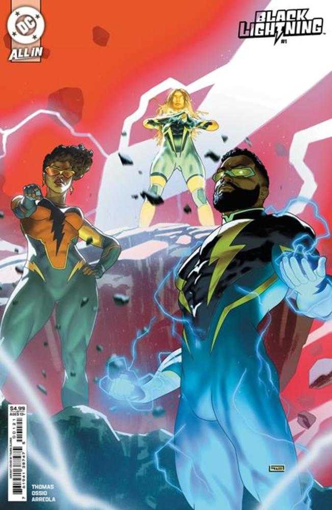 Black Lightning #1 Cover B Taurin Clarke Card Stock Variant | Dragon's Lair Comics and Fantasy Houston TX