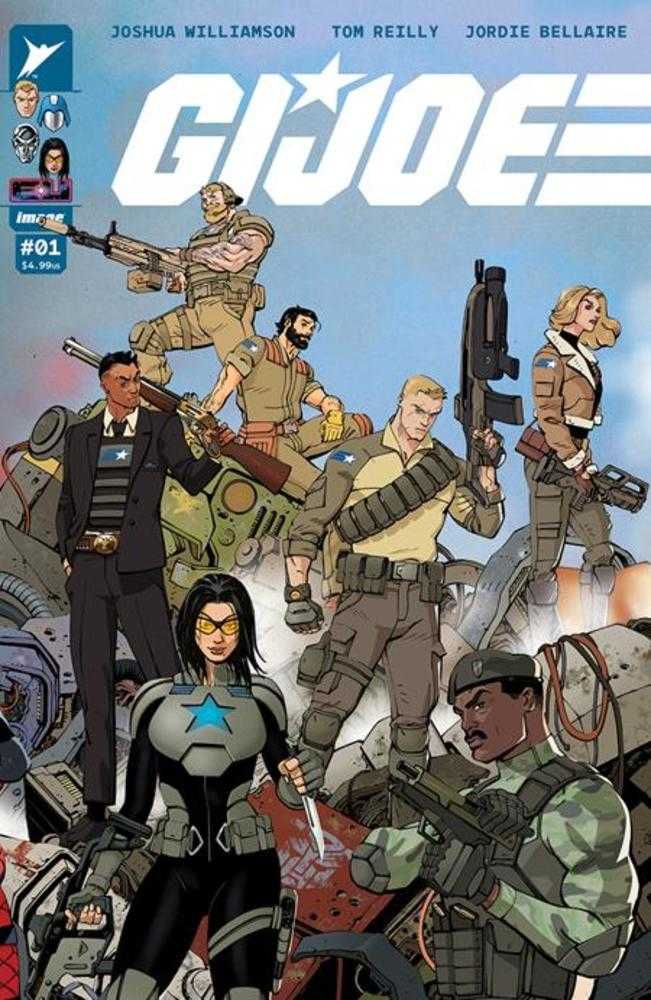 G.I. Joe #1 Cover P Tom Reilly Wraparound Foil Variant | Dragon's Lair Comics and Fantasy Houston TX