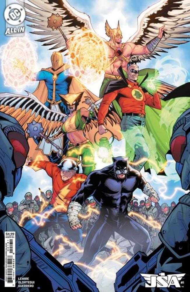 JSA #1 Cover C Travis Mercer Card Stock Variant | Dragon's Lair Comics and Fantasy Houston TX