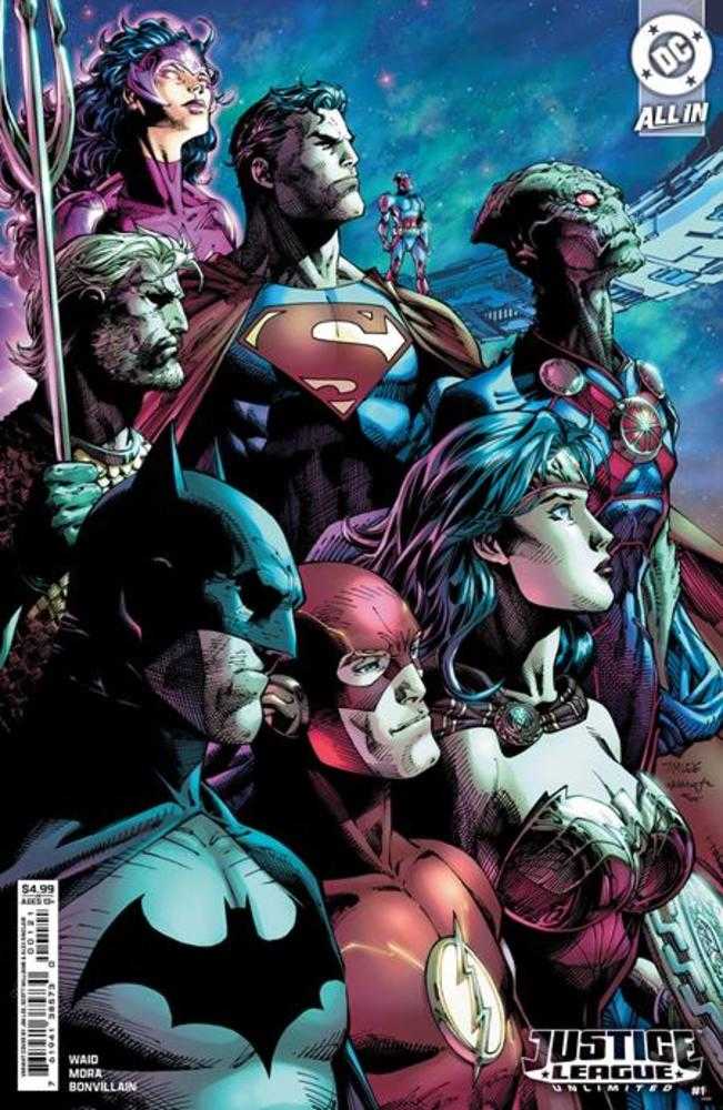 Justice League Unlimited #1 Cover B Jim Lee Card Stock Variant | Dragon's Lair Comics and Fantasy Houston TX