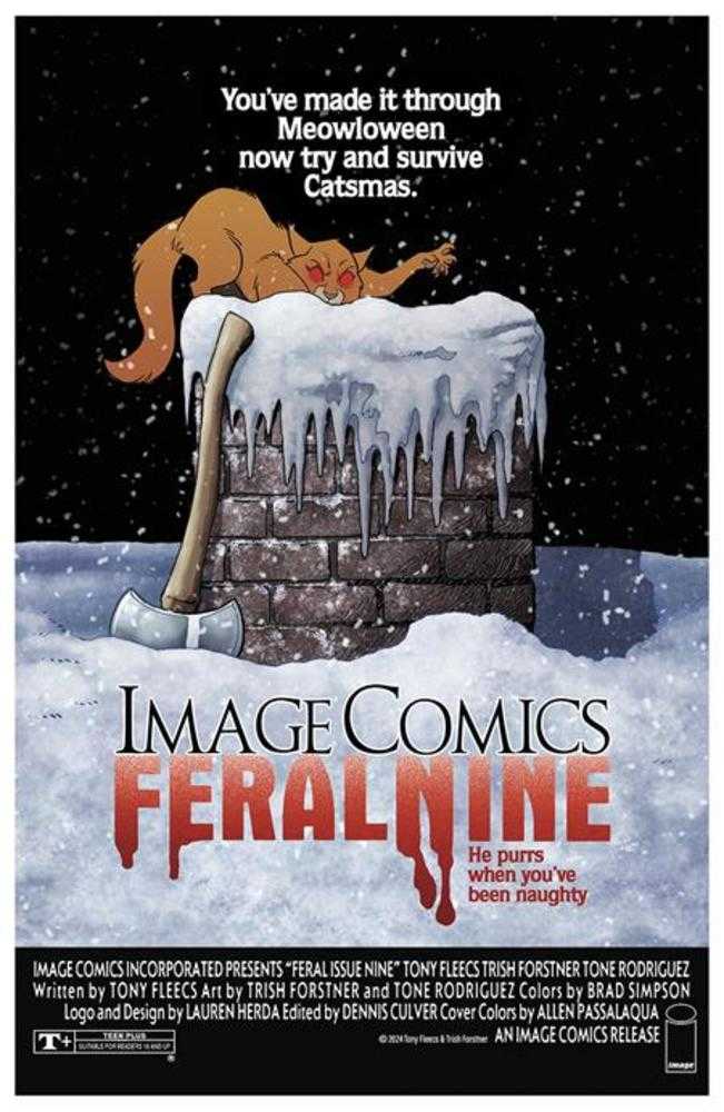 Feral #9 Cover B Tony Fleecs & Trish Forstner Homage Variant | Dragon's Lair Comics and Fantasy Houston TX