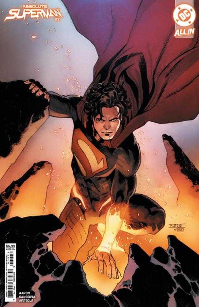 Absolute Superman #2 Cover B Mahmud Asrar Card Stock Variant | Dragon's Lair Comics and Fantasy Houston TX