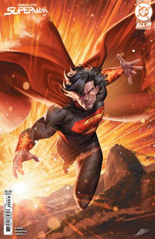 Absolute Superman #2 Cover C Mateus Manhanini Card Stock Variant | Dragon's Lair Comics and Fantasy Houston TX