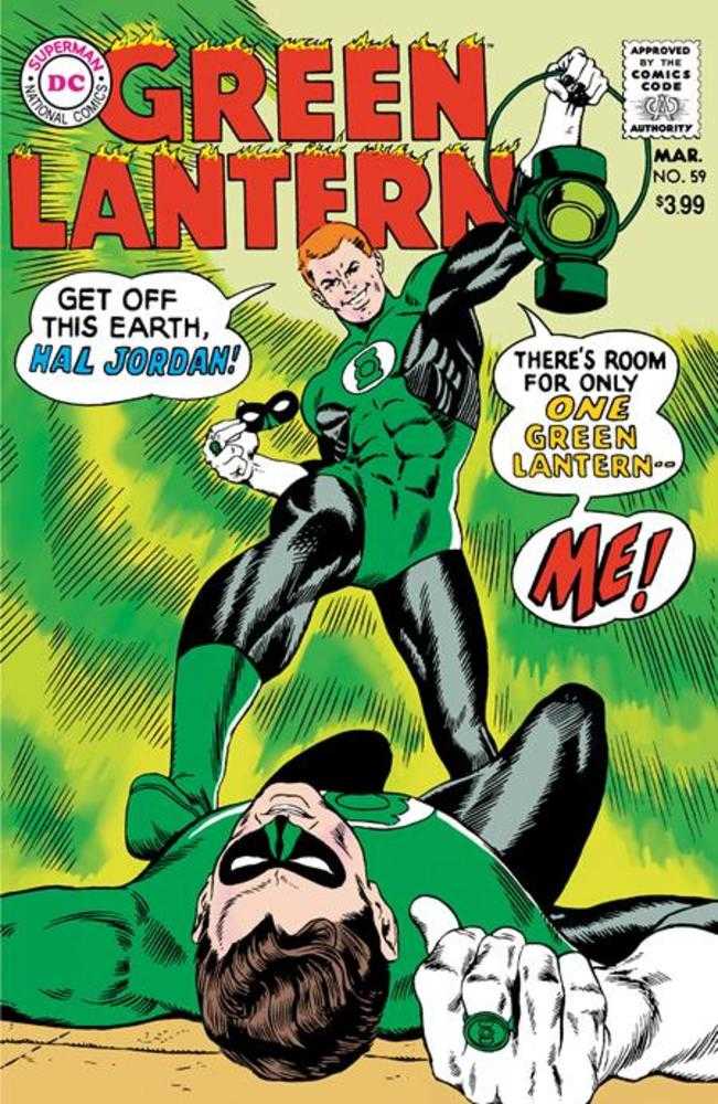 Green Lantern #59 Facsimile Edition Cover A Gil Kane & Murphy Anderson | Dragon's Lair Comics and Fantasy Houston TX