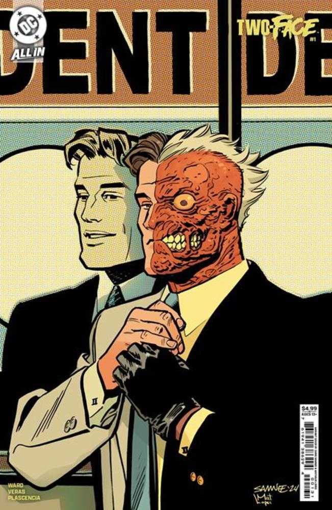 Two-Face #1 (Of 6) Cover C Chris Samnee Card Stock Variant | Dragon's Lair Comics and Fantasy Houston TX