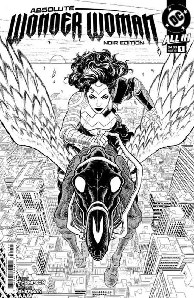 Absolute Wonder Woman Noir Edition #1 (One Shot) Cover A Hayden Sherman | Dragon's Lair Comics and Fantasy Houston TX