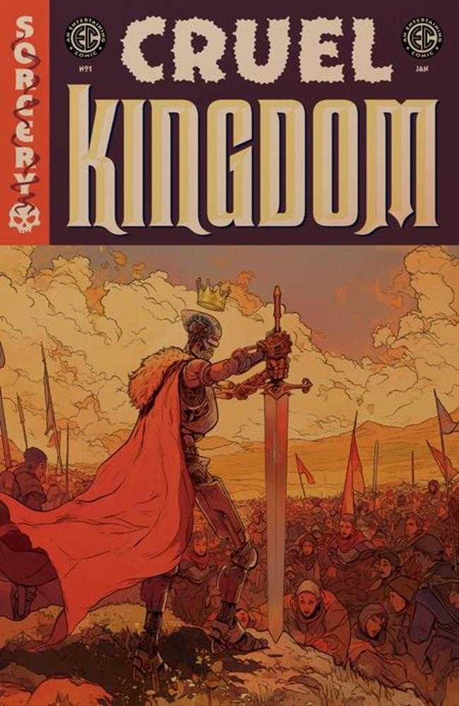 EC Cruel Kingdom #1 Cover C Pollina Gold Foil | Dragon's Lair Comics and Fantasy Houston TX