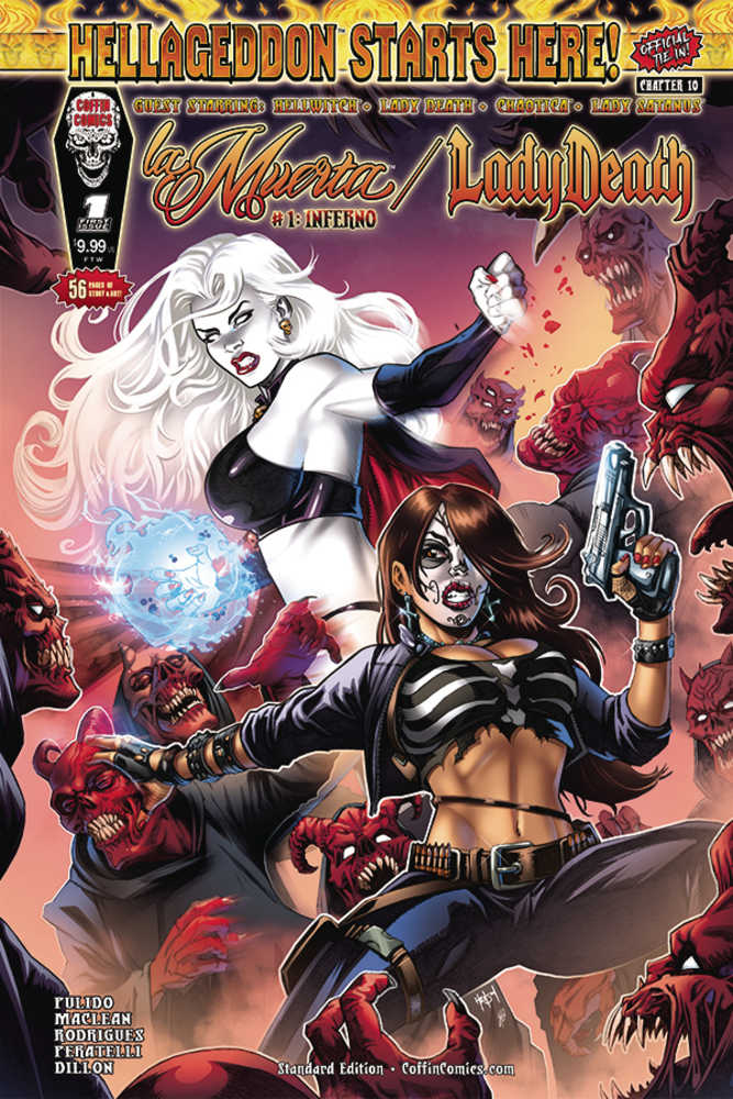 La Muerta Lady Death Inferno #1 Cover A Standard Edition (Mature) | Dragon's Lair Comics and Fantasy Houston TX