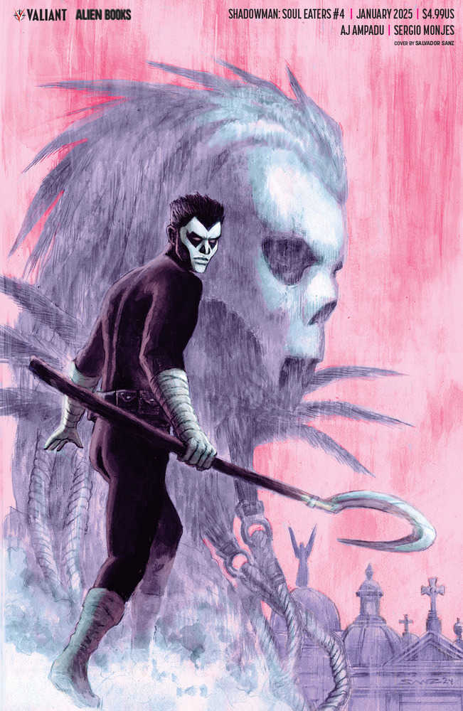 Shadowman Soul Eaters #4 (Of 4) Cover C Sanz Virgin | Dragon's Lair Comics and Fantasy Houston TX