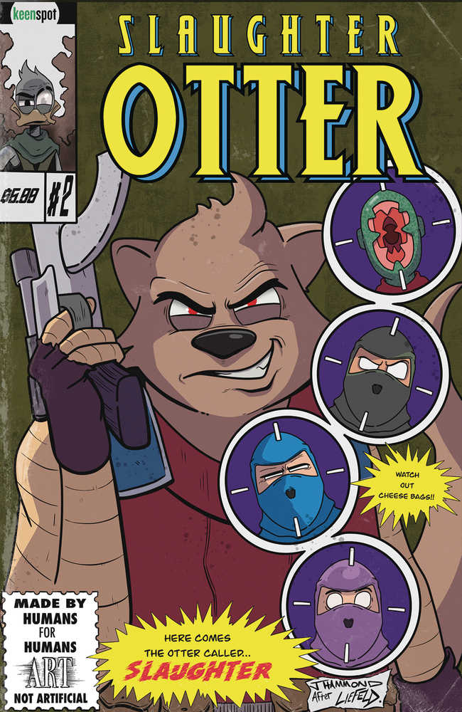 Slaughter Otter #2 Cover B J Hammond | Dragon's Lair Comics and Fantasy Houston TX