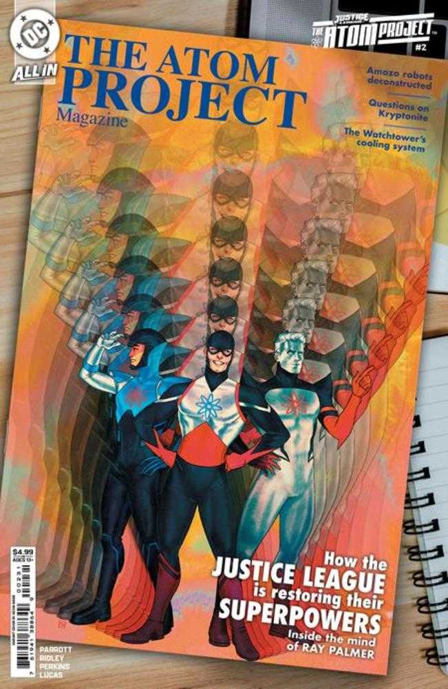 Justice League The Atom Project #2 (Of 6) Cover C Kevin Wada Card Stock Variant | Dragon's Lair Comics and Fantasy Houston TX