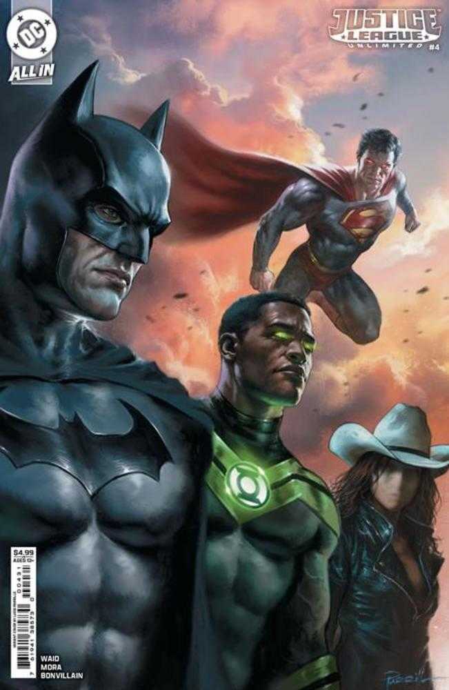 Justice League Unlimited #4 Cover C Lucio Parrillo Card Stock Variant | Dragon's Lair Comics and Fantasy Houston TX