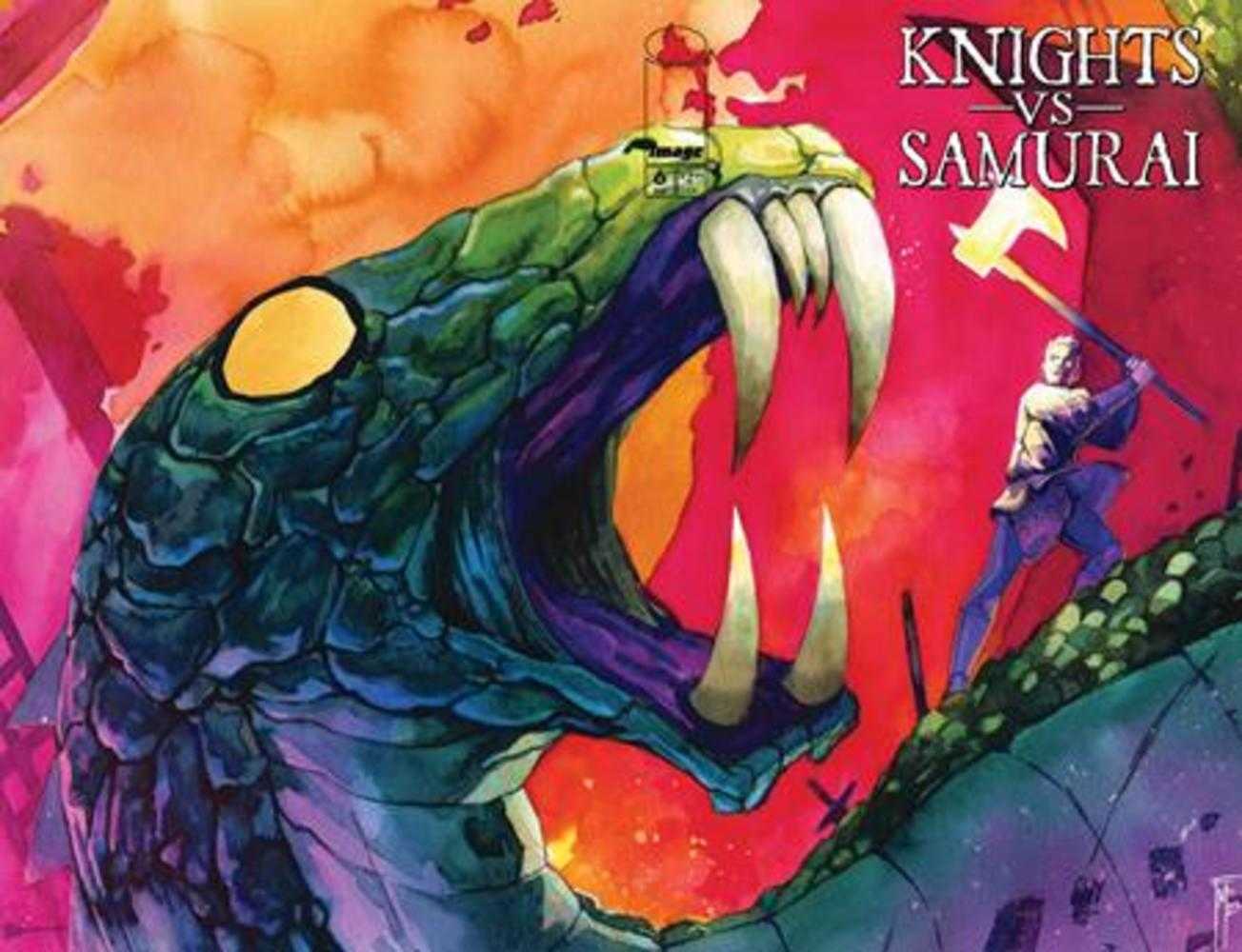 Knights vs Samurai #6 Cover A Fede Mele Wraparound | Dragon's Lair Comics and Fantasy Houston TX