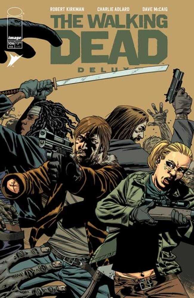 Walking Dead Deluxe #106 Cover B Charlie Adlard & Dave Mccaig Variant (Mature) | Dragon's Lair Comics and Fantasy Houston TX