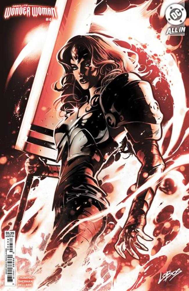 Absolute Wonder Woman #4 Cover F Pablo Villalobos Card Stock Variant | Dragon's Lair Comics and Fantasy Houston TX