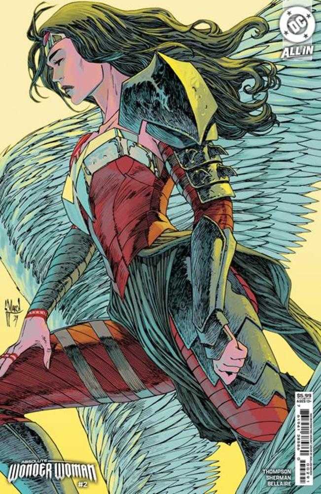 Absolute Wonder Woman #2 2nd Print Cover B Guillem March Card Stock Variant | Dragon's Lair Comics and Fantasy Houston TX