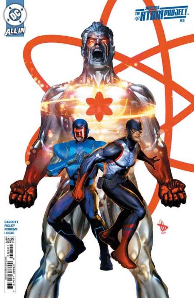 Justice League The Atom Project #3 (Of 6) Cover B Dave Wilkins Card Stock Variant | Dragon's Lair Comics and Fantasy Houston TX