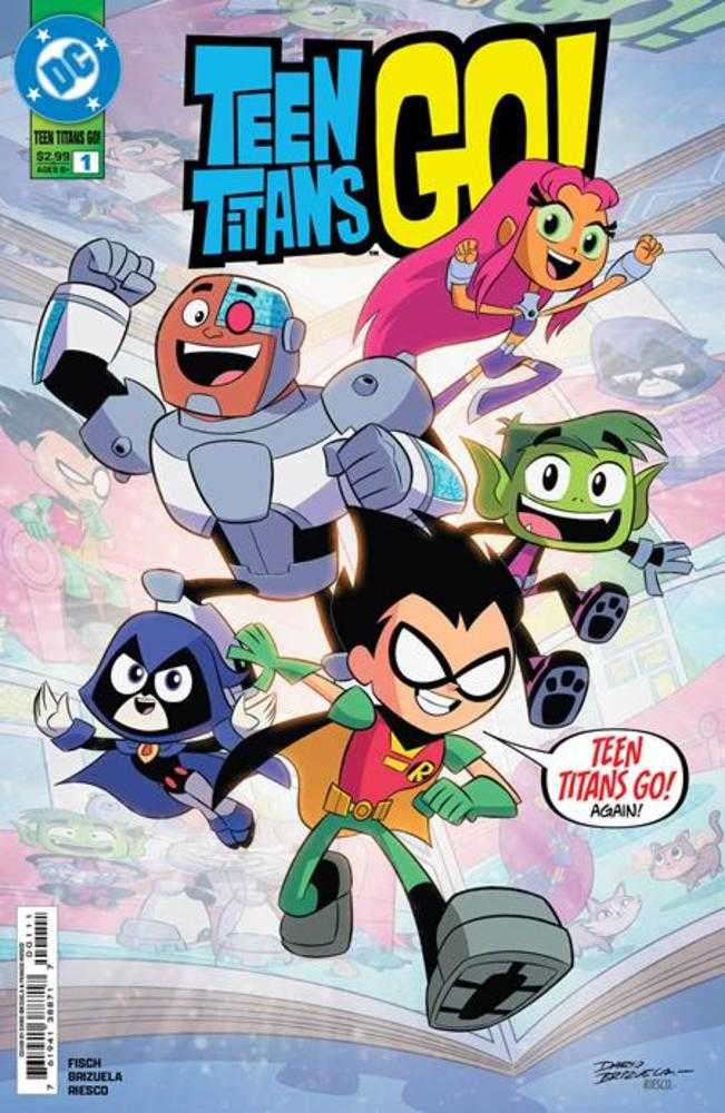 Teen Titans Go #1 Cover A Dario Brizuela | Dragon's Lair Comics and Fantasy Houston TX