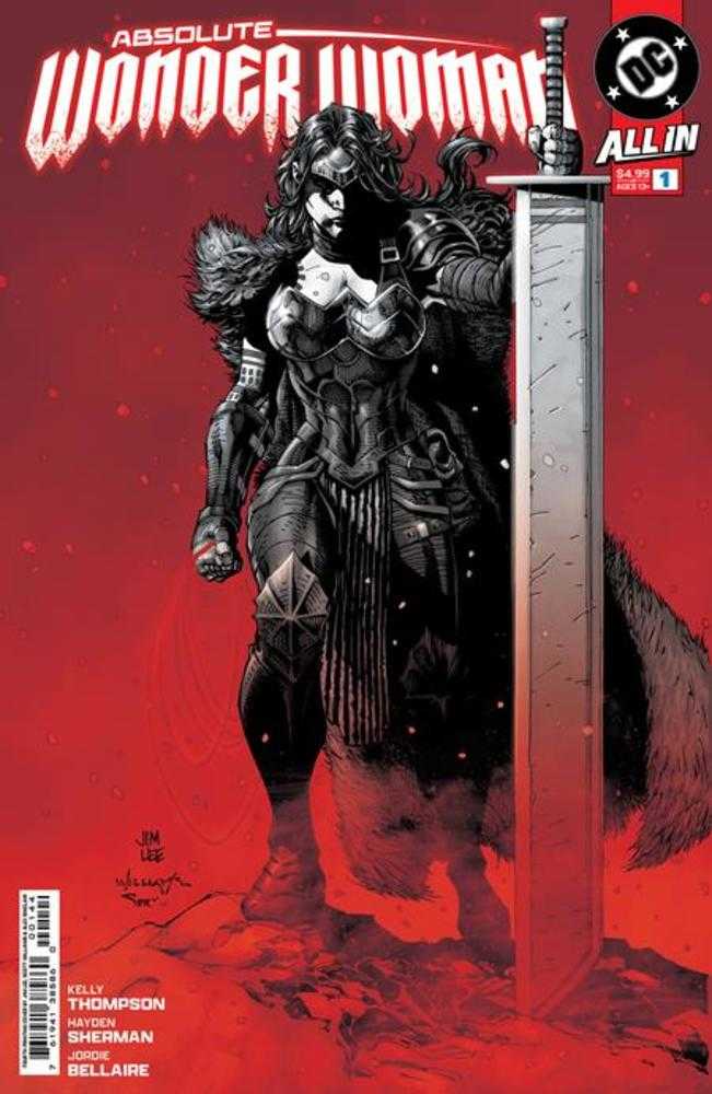 Absolute Wonder Woman #1 4th Print Cover A Jim Lee | Dragon's Lair Comics and Fantasy Houston TX