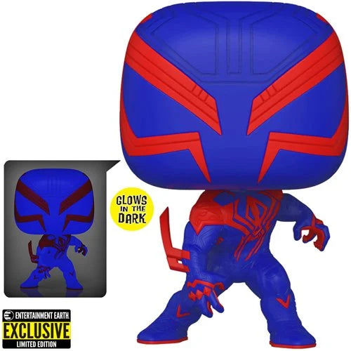 Funko Pop Spider-Man: Across the Spider-Verse Spider-Man 2099 Glow-in-the-Dark | Dragon's Lair Comics and Fantasy Houston TX