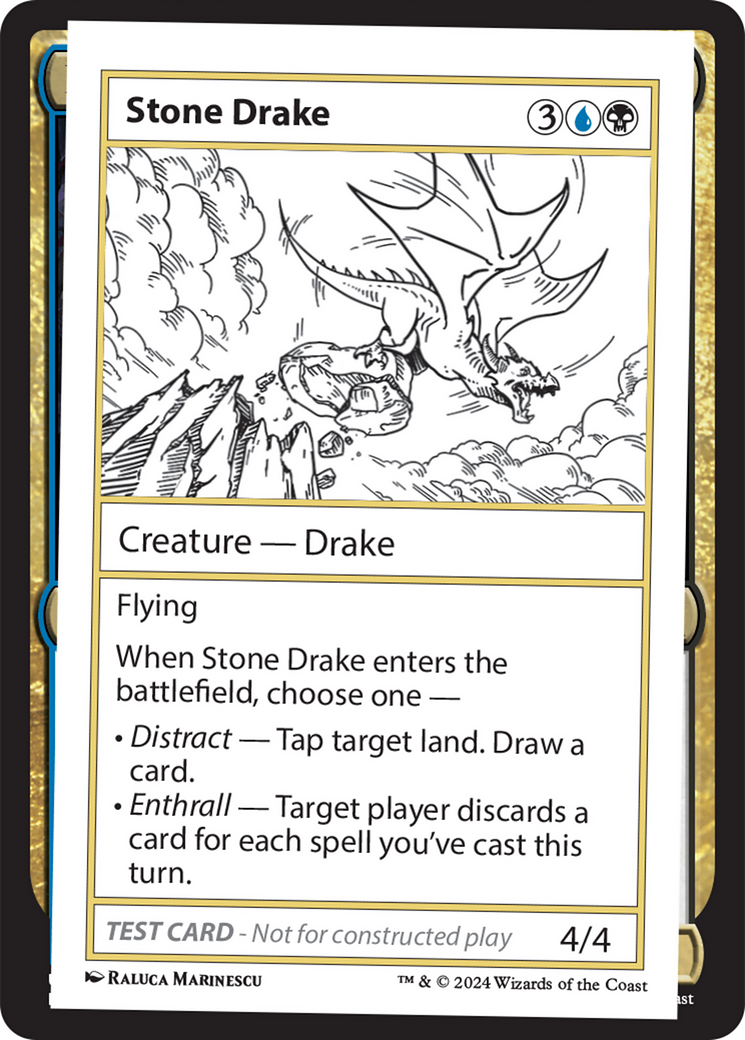 Stone Drake [Mystery Booster 2 Playtest Cards] | Dragon's Lair Comics and Fantasy Houston TX