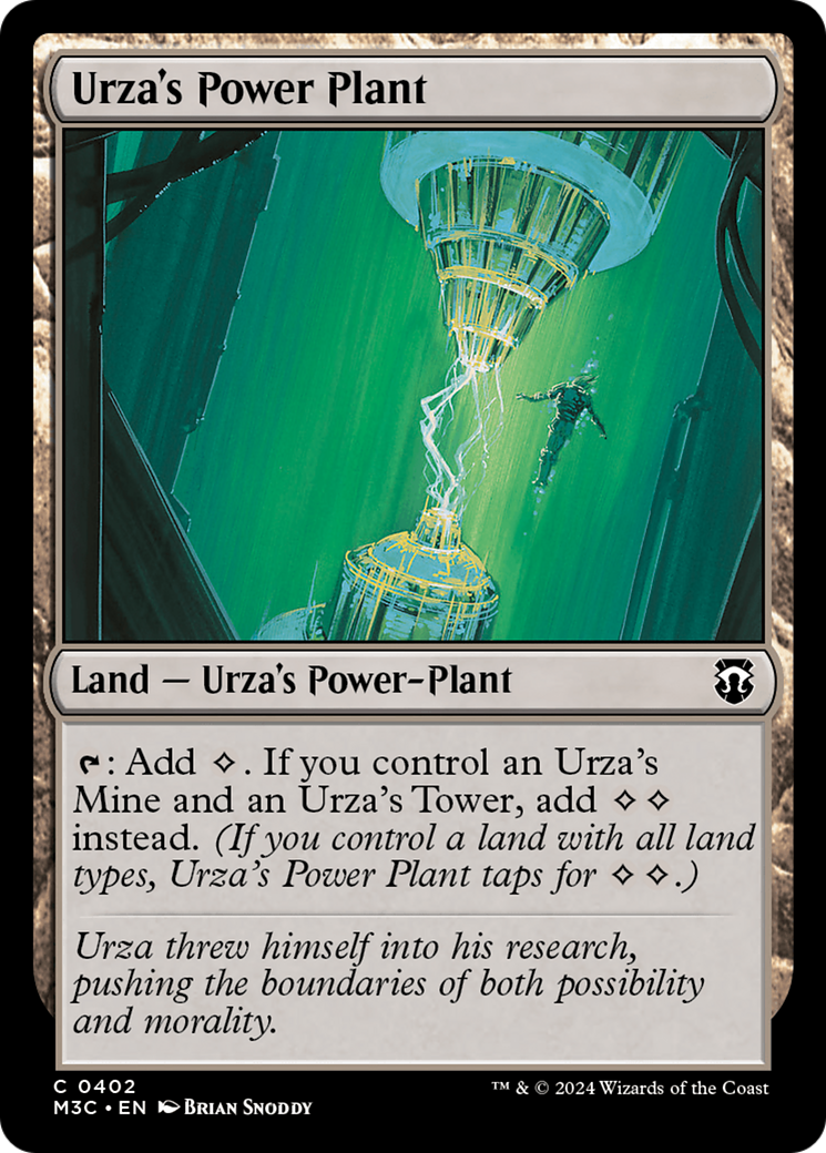 Urza's Power Plant (Ripple Foil) [Modern Horizons 3 Commander] | Dragon's Lair Comics and Fantasy Houston TX