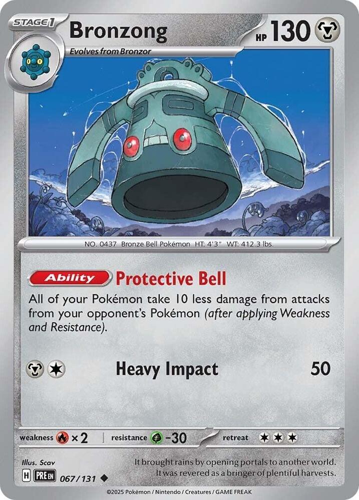 Bronzong (067/131) [Scarlet & Violet: Prismatic Evolutions] | Dragon's Lair Comics and Fantasy Houston TX