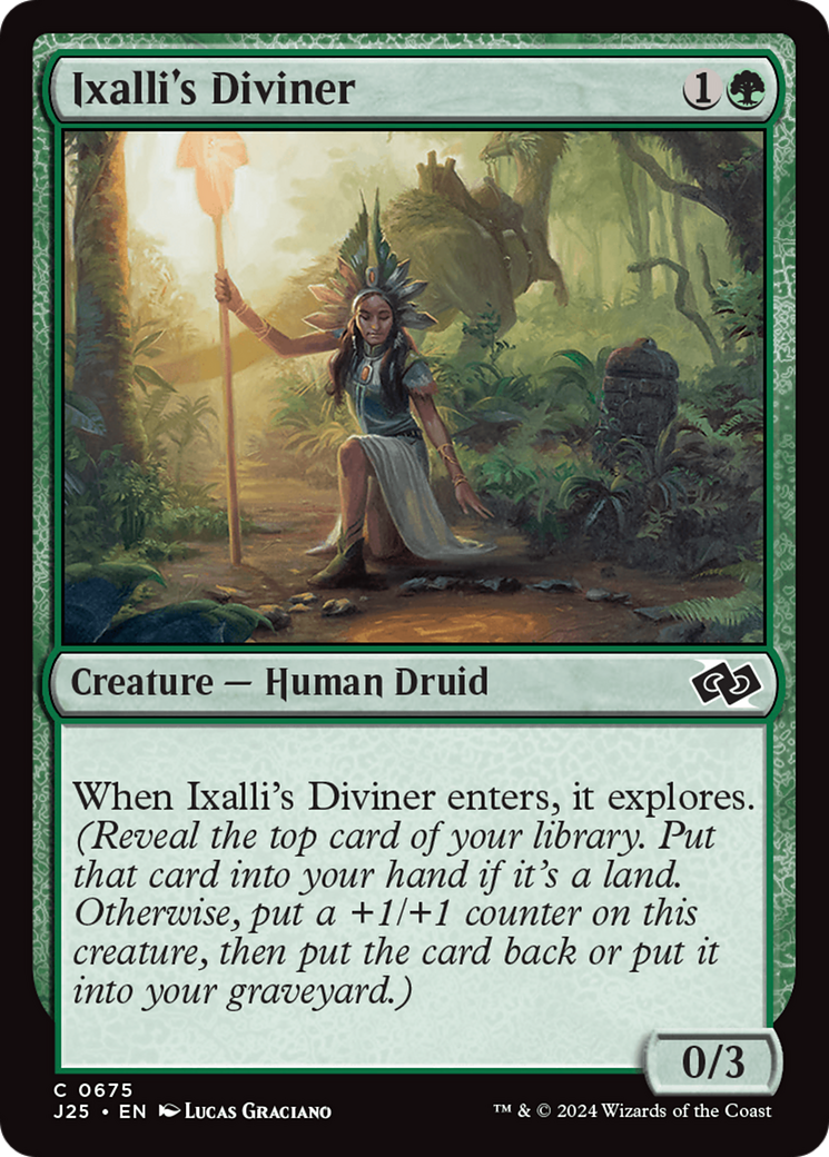 Ixalli's Diviner [Foundations Jumpstart] | Dragon's Lair Comics and Fantasy Houston TX