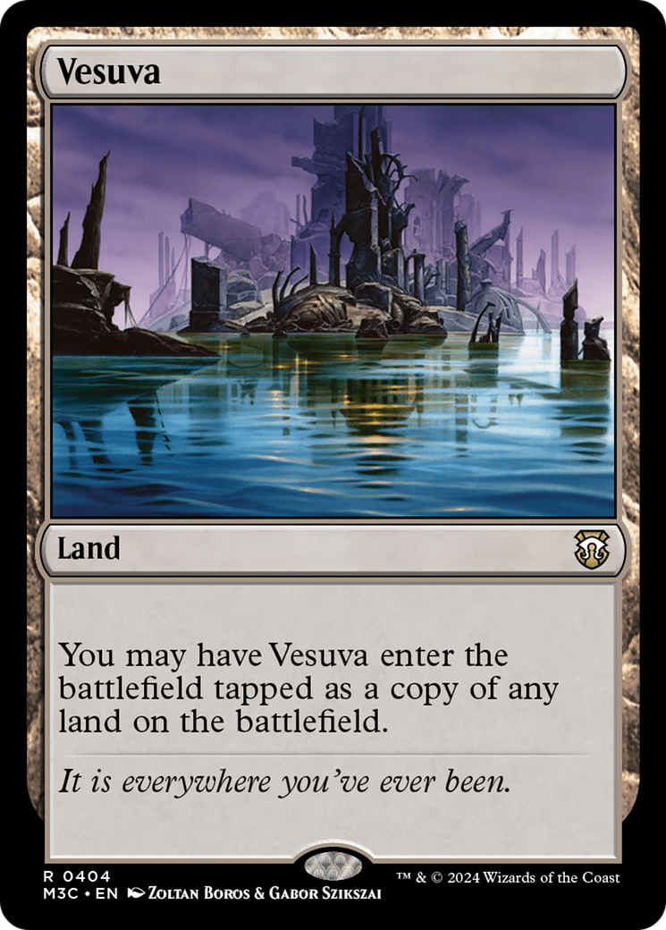 Vesuva (Ripple Foil) [Modern Horizons 3 Commander] | Dragon's Lair Comics and Fantasy Houston TX