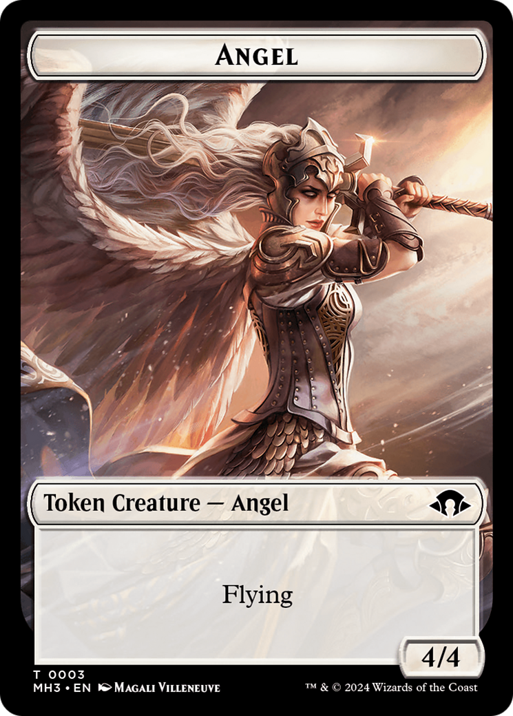 Servo // Angel Double-Sided Token [Modern Horizons 3 Tokens] | Dragon's Lair Comics and Fantasy Houston TX