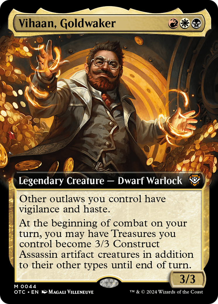 Vihaan, Goldwaker (Extended Art) [Outlaws of Thunder Junction Commander] | Dragon's Lair Comics and Fantasy Houston TX