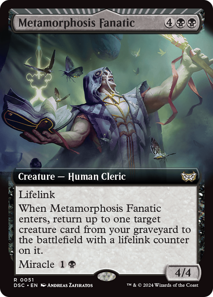 Metamorphosis Fanatic (Extended Art) [Duskmourn: House of Horror Commander] | Dragon's Lair Comics and Fantasy Houston TX