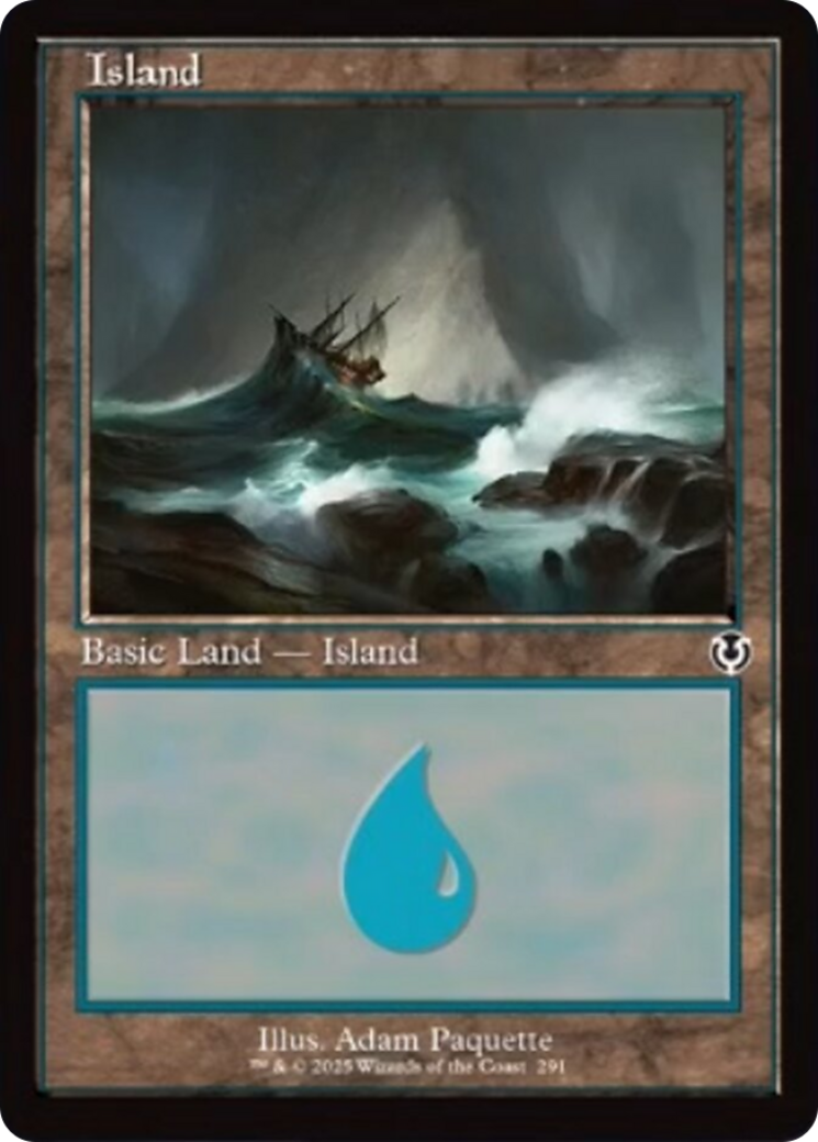 Island (291) (Retro Frame) [Innistrad Remastered] | Dragon's Lair Comics and Fantasy Houston TX