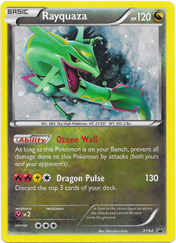 Rayquaza (XY64) (Jumbo Card) [XY: Black Star Promos] | Dragon's Lair Comics and Fantasy Houston TX