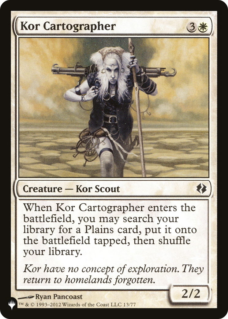 Kor Cartographer [The List Reprints] | Dragon's Lair Comics and Fantasy Houston TX