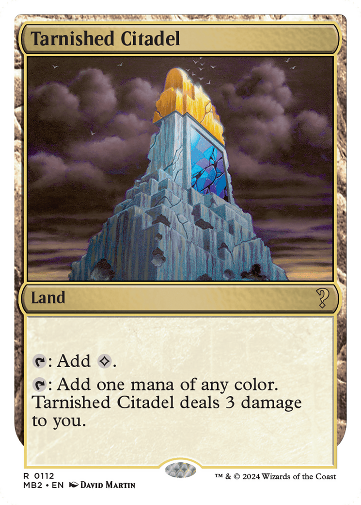 Tarnished Citadel (White Border) [Mystery Booster 2] | Dragon's Lair Comics and Fantasy Houston TX