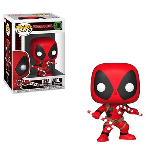 Funko Pop! Marvel Deadpool with Candy Canes Vinyl Figure | Dragon's Lair Comics and Fantasy Houston TX