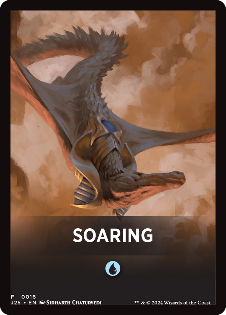 Soaring Theme Card [Foundations Jumpstart Front Cards] | Dragon's Lair Comics and Fantasy Houston TX