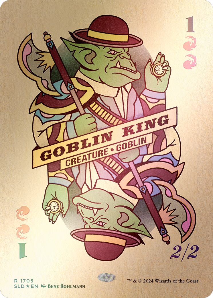 Goblin King (1705) (Rainbow Foil) [Secret Lair Drop Series] | Dragon's Lair Comics and Fantasy Houston TX