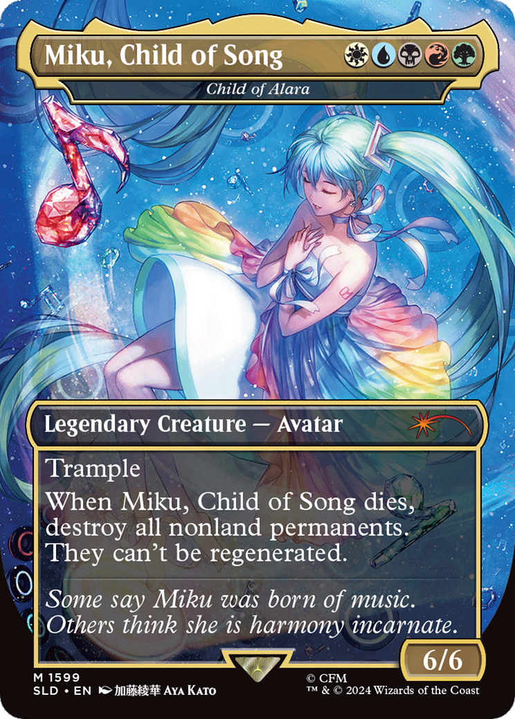 Miku, Child of Song - Child of Alara [Secret Lair Drop Series] | Dragon's Lair Comics and Fantasy Houston TX