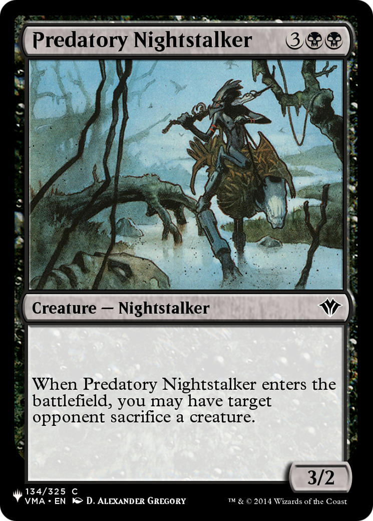 Predatory Nightstalker [The List Reprints] | Dragon's Lair Comics and Fantasy Houston TX