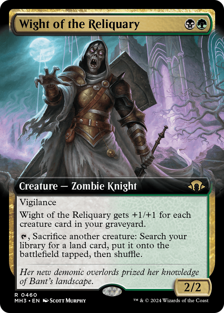 Wight of the Reliquary (Extended Art) [Modern Horizons 3] | Dragon's Lair Comics and Fantasy Houston TX