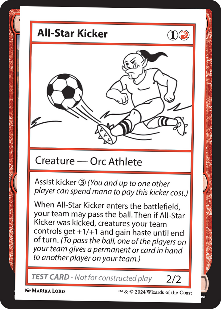 All-Star Kicker [Mystery Booster 2 Playtest Cards] | Dragon's Lair Comics and Fantasy Houston TX