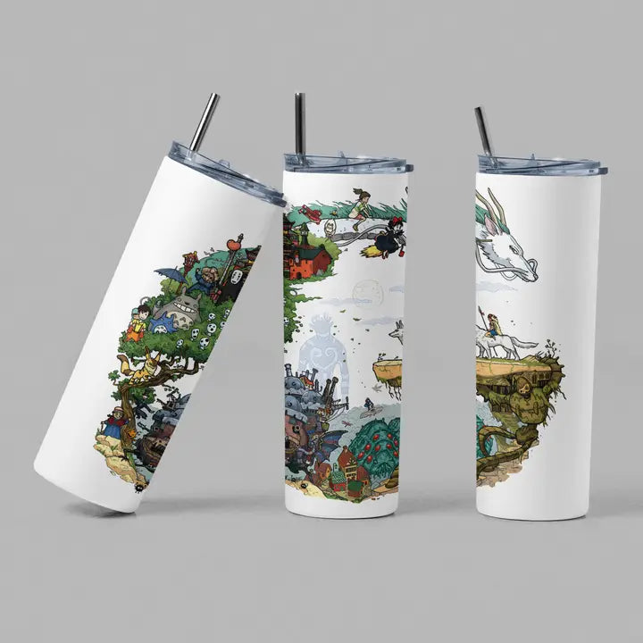 The Geek Boutique: Ghibli Gang Anime Inspired Tumbler | Dragon's Lair Comics and Fantasy Houston TX