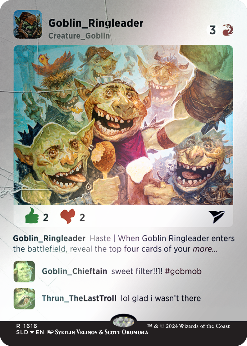 Goblin Ringleader (Rainbow Foil) [Secret Lair Drop Series] | Dragon's Lair Comics and Fantasy Houston TX