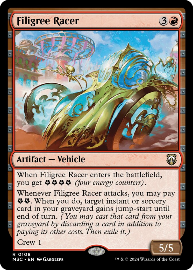 Filigree Racer [Modern Horizons 3 Commander] | Dragon's Lair Comics and Fantasy Houston TX