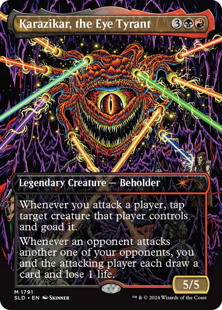 Karazikar, the Eye Tyrant (Rainbow Foil) [Secret Lair Drop Series] | Dragon's Lair Comics and Fantasy Houston TX